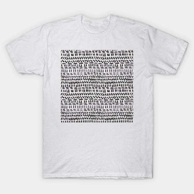 Line Pattern T-Shirt by missdebi27